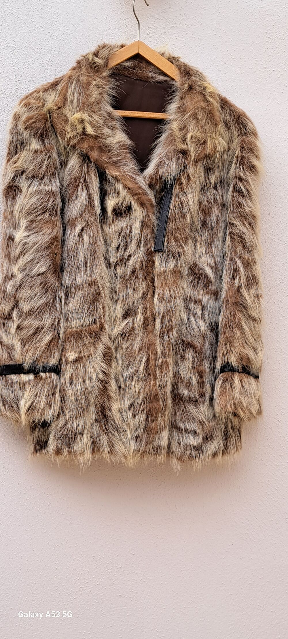 Veste vintage en marmotte Vêtements