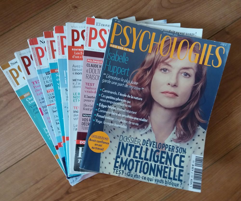 Lot de 10 Psychologie magazine Livres et BD