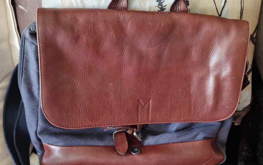 Lot cartable et sacoche assortie TBE Maroquinerie