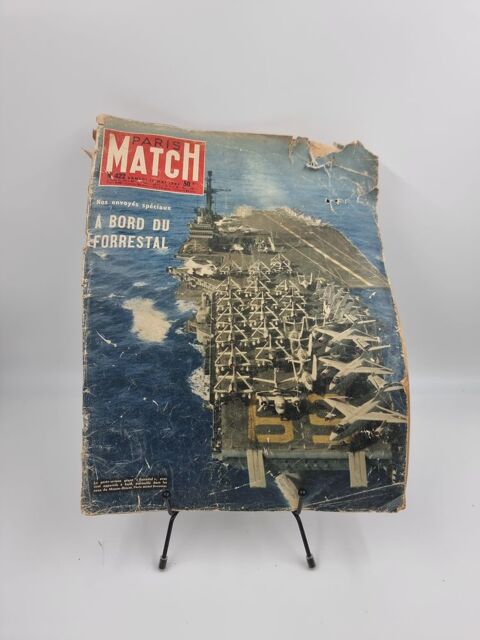 Livre ancien magazine Paris Match N�422 (� Bord du Forrestal 1 Vulbens (74)