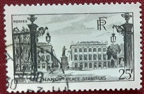 timbre NANCY place Saint Stanislas 25f 1 Pontoise (95)