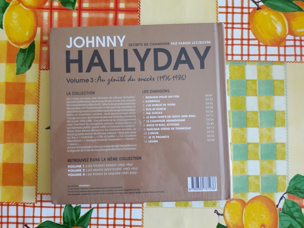 RARE VOL N&deg;3 SECRETS de CHANSON 1976-1986 JOHNNY HALLYDAY CD et vinyles