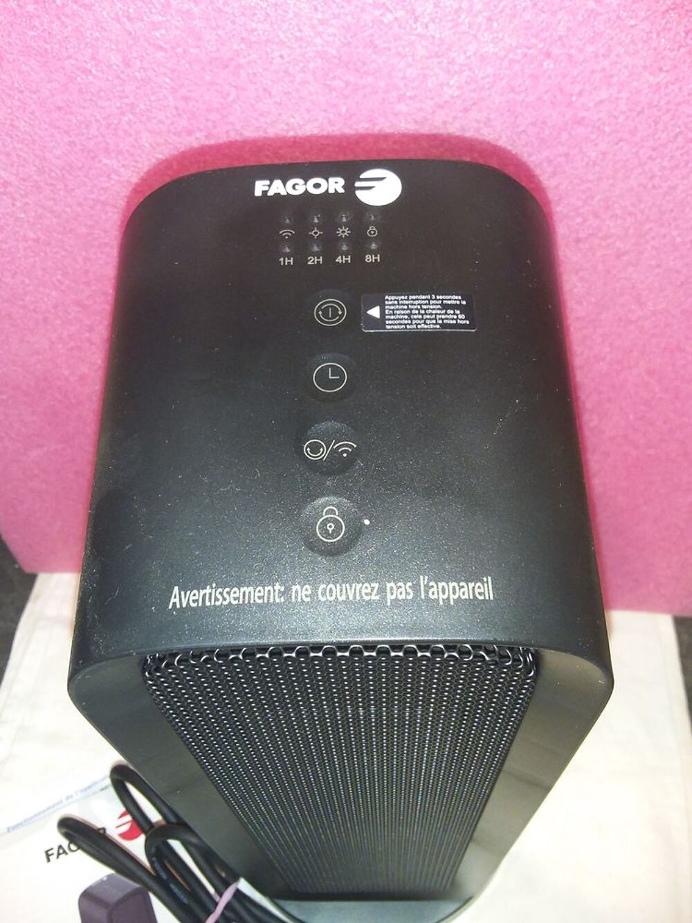 Chauffage soufflant connect&eacute; fagor reference fg7211 Electroménager