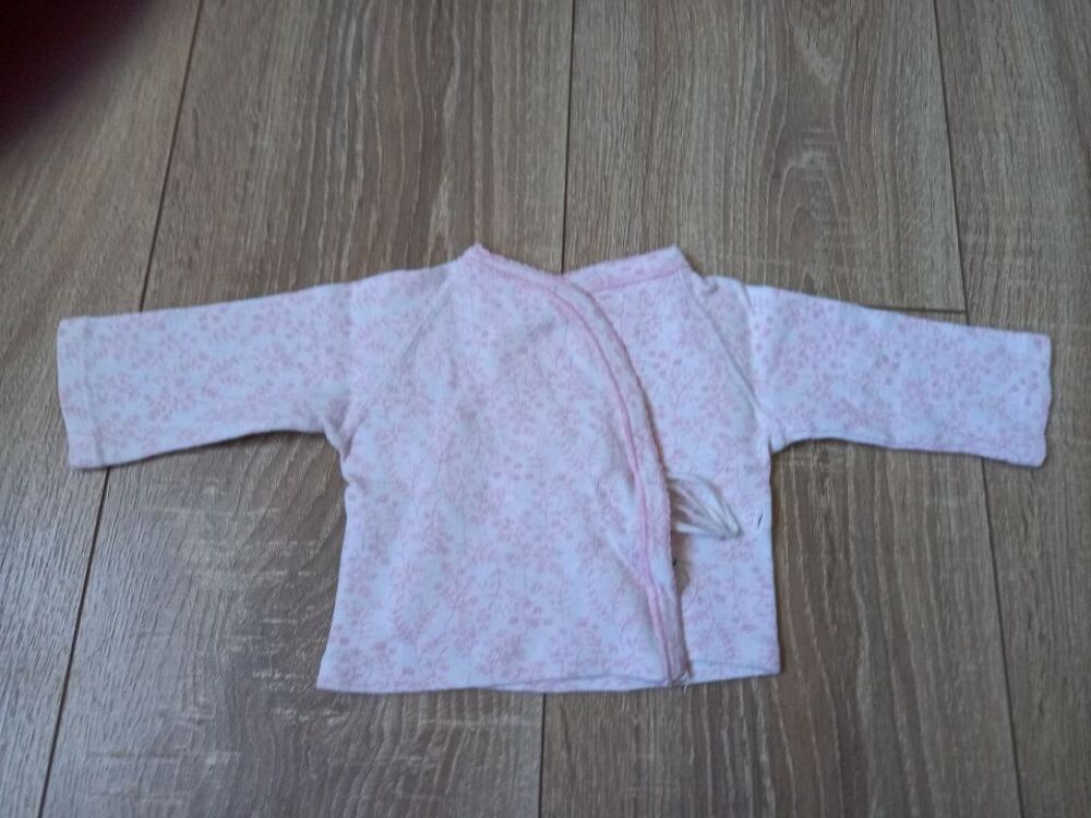 Chemise de corps crois&eacute;e naissance vintage Vêtements enfants