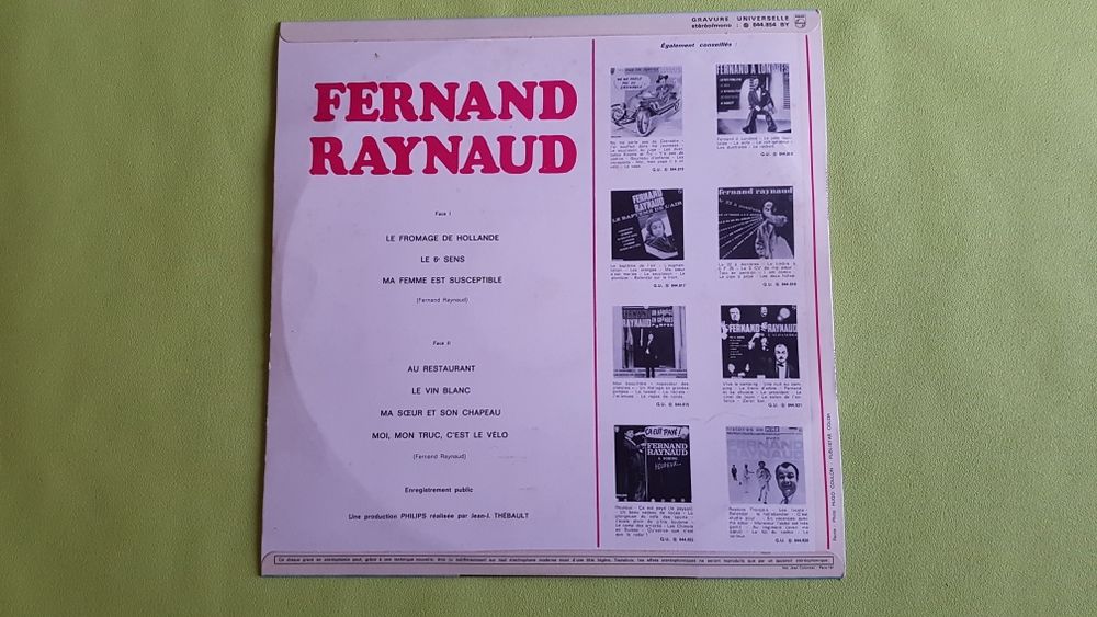 FERNAND RAYNAUD CD et vinyles