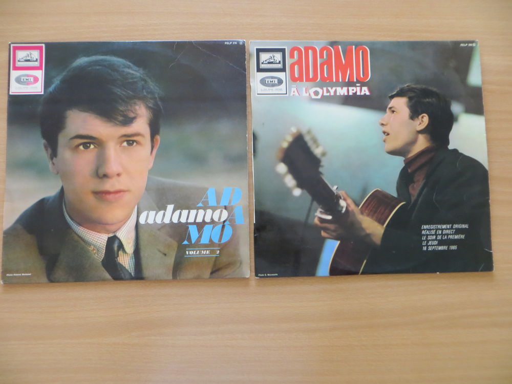 DISQUES 33 T VINYLE ADAMO CD et vinyles