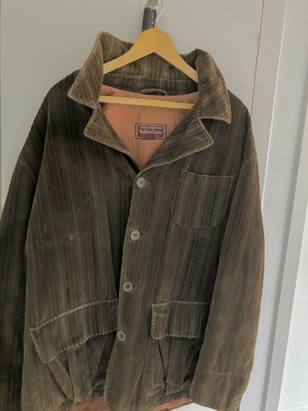 Blouson velours c&ocirc;tel&eacute; Marlboro Vêtements