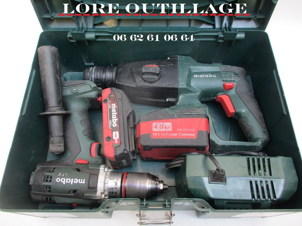 METABO Perforateur + Visseuse 18v Bricolage