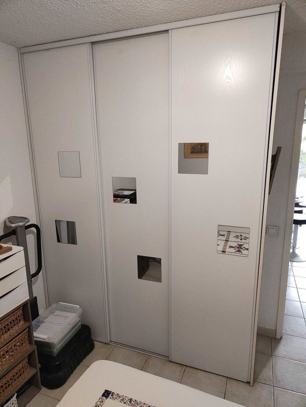 3 portes de placard coulissantes Meubles