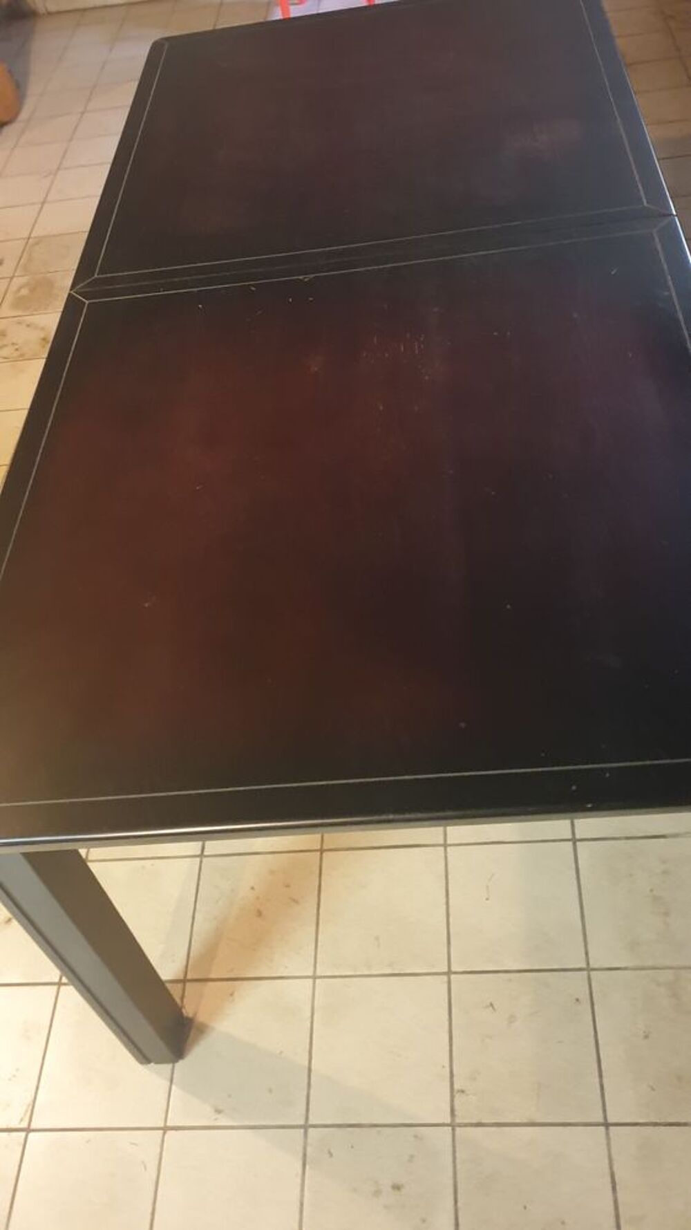 Table rectangulaire et rallonge en bois Meubles