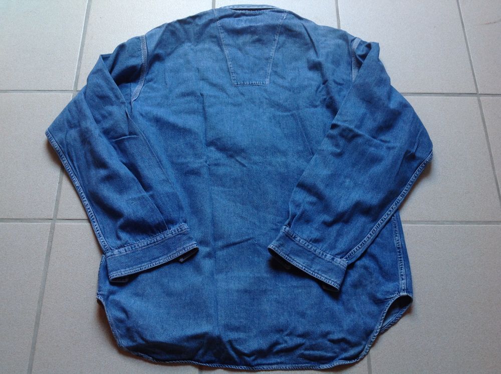 CHEMISE REPLAY EN JEAN BLEU PROFOND TAILLE XL Vêtements
