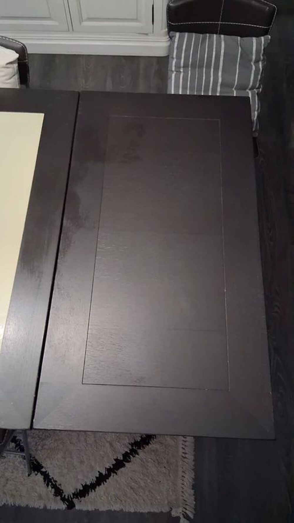 TABLE SALLE A MANGER EN WENGE(BOIS NOIR), LIVRAISON GRATUITE Décoration