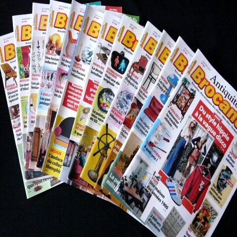 REVUE ANTIQUITES BROCANTE ANNEE 2024 COMPLETE 12 N�s (980p.) 40 Gravelines (59)