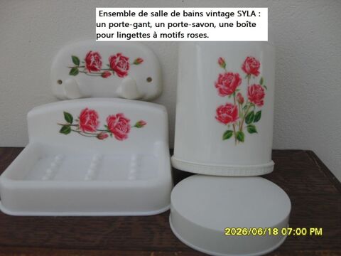 Ensemble de salle de bains vintage SYLA : un porte-gant, et 16 Feuguerolles-Bully (14)
