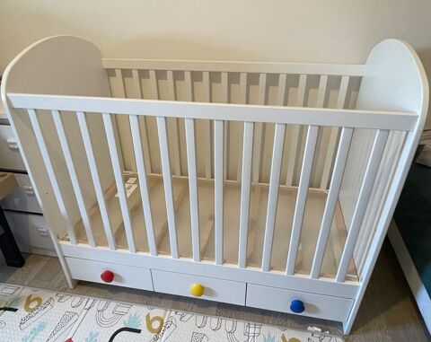 Lit bb  tiroir IKEA GONATT 135 Annemasse (74)