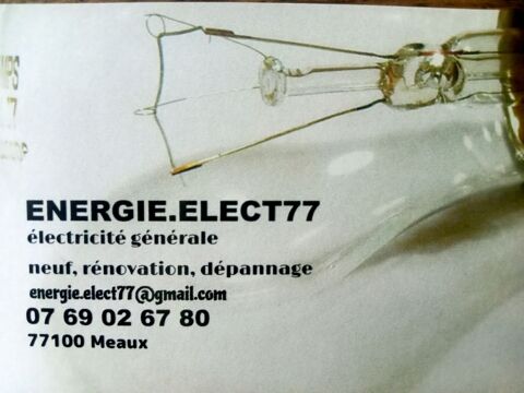 Entreprise d'électricité, courant fort et faible, dépannage 0 77100 Meaux