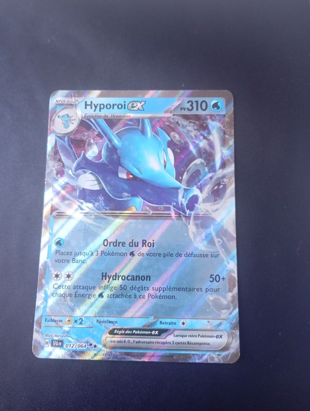 Carte pok&eacute;mon yporoi Ex 