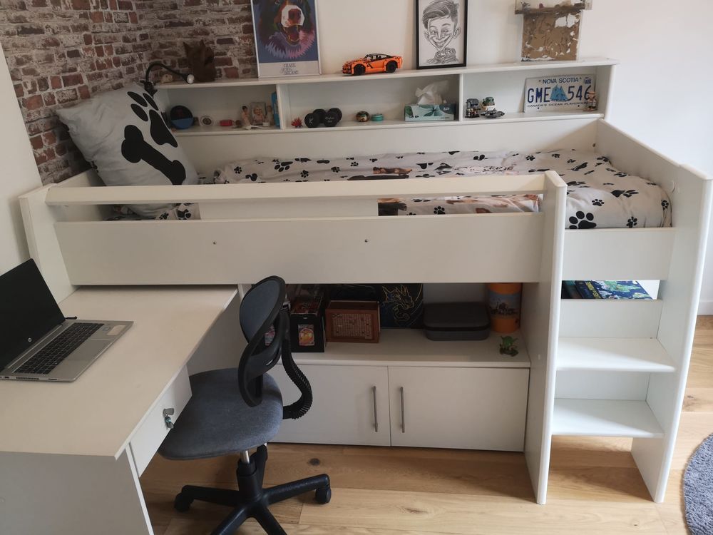 Lit mezzanine avec bureau Meubles