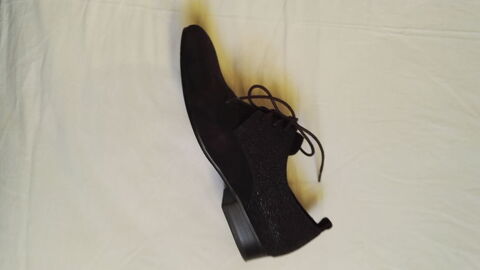 Chaussures femme derby noires 25 Sn (56)