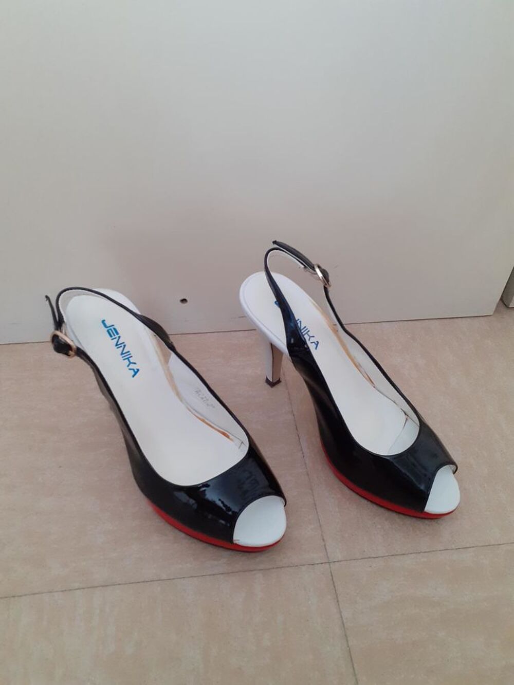 Escarpins ouverts avec bride arri&egrave;re Chaussures