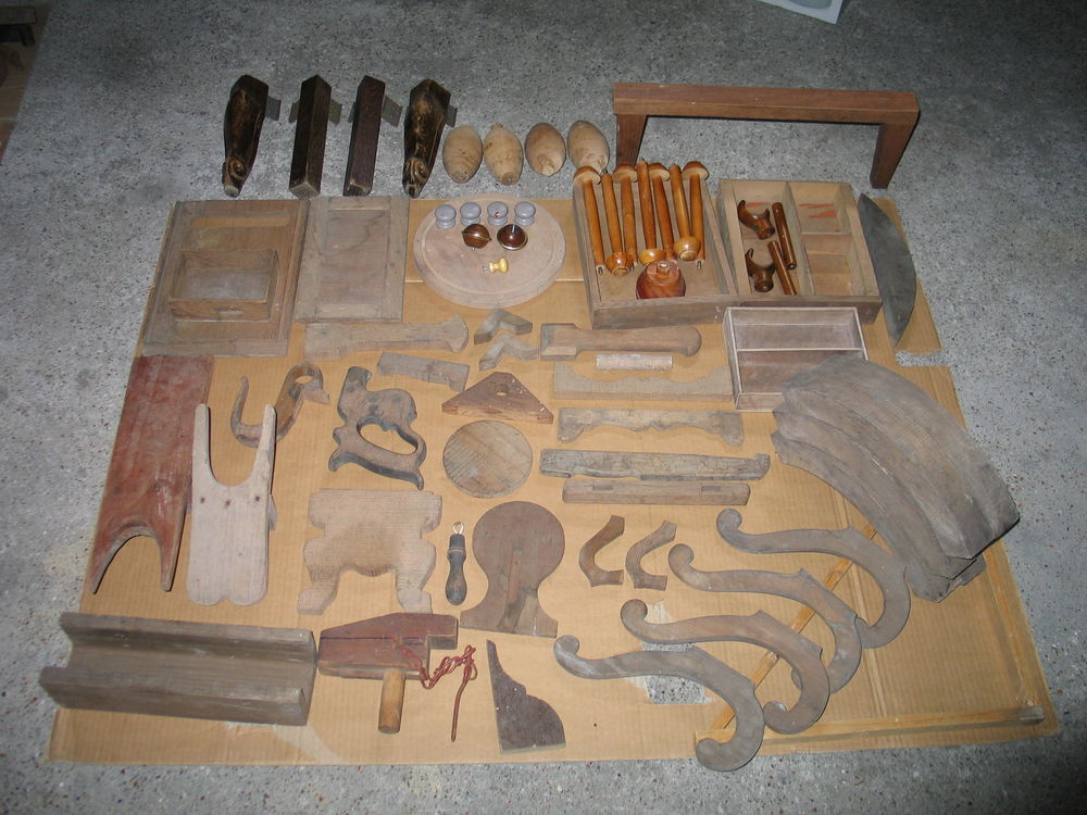 Gabarits en bois ch&ecirc;ne/h&ecirc;tre d'&eacute;b&eacute;nisterie 