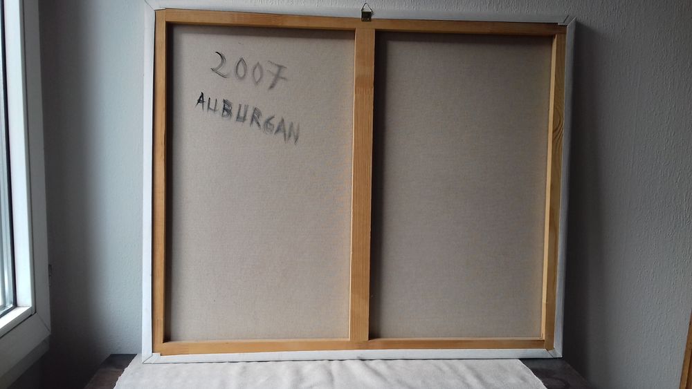 Peinture &agrave; l'huile sur toile de l'artiste G&eacute;rard Auburgan Décoration