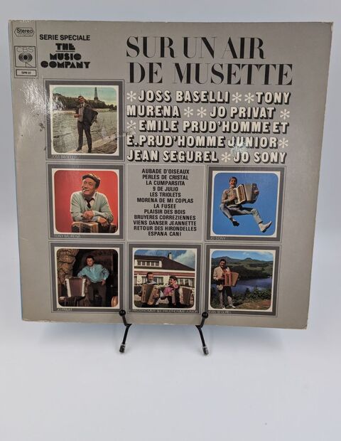 Vinyle 33 tours Sur un Air de Musette (Joss Baselli, Tony..) 5 Vulbens (74)