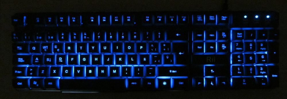 Clavier RII (Espagne) LED/DEL Matériel informatique