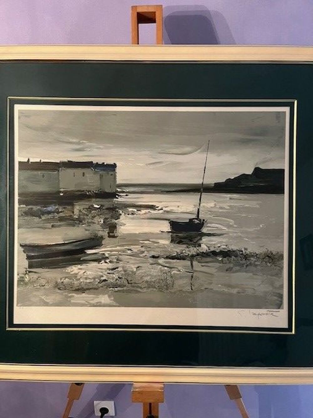 Lithographie par Georges LAPORTE Décoration