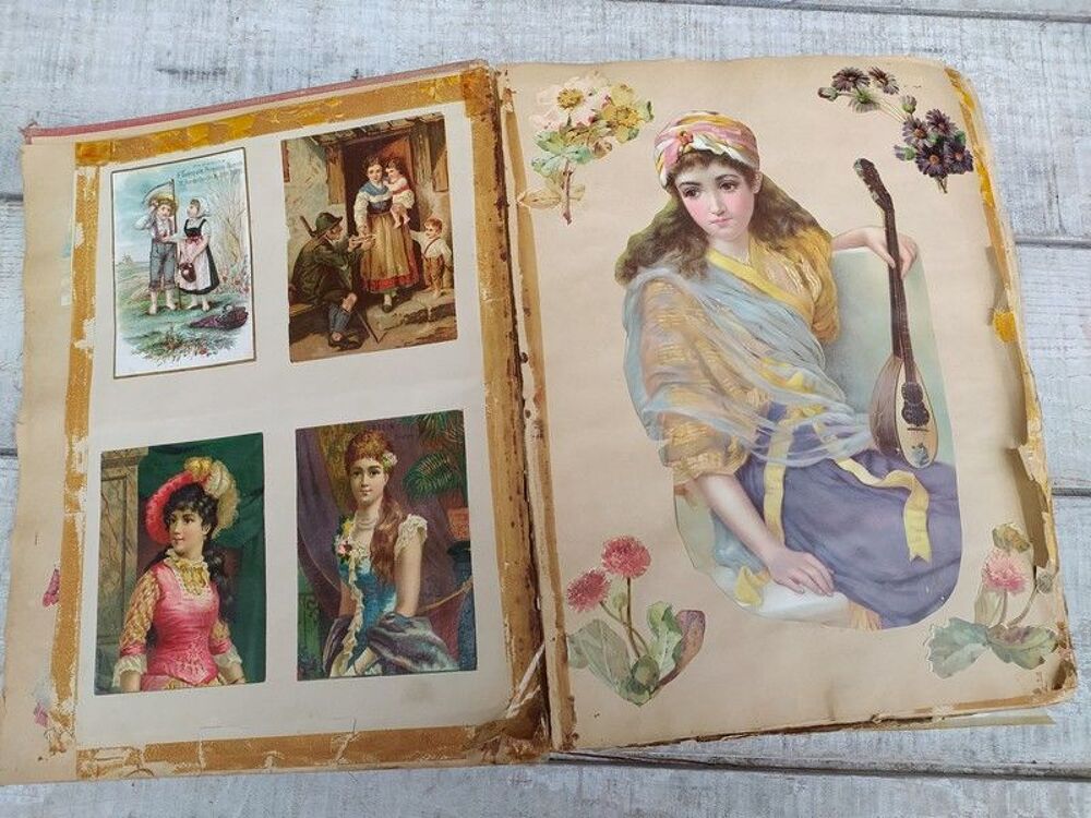 Album Images Chromos Publicitaire D&eacute;coupis XIX&egrave;me 