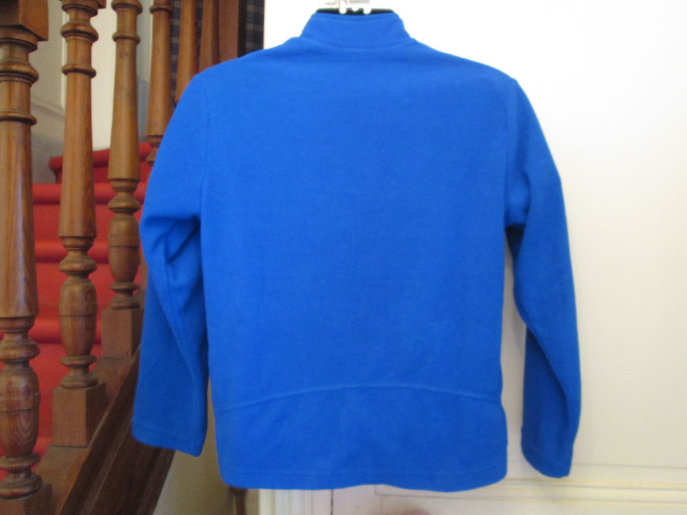 Sweat polaire bleu demi zipp&eacute; Starter Vêtements