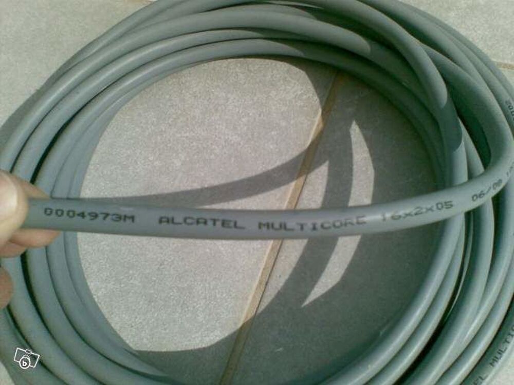 Cable t&eacute;l&eacute;phonique multipaire 16 paires 10 m&egrave;tres Bricolage