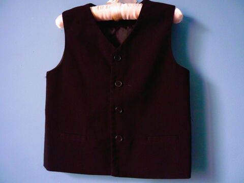 Gmo gilet bolero ceremonie garon 4 ans noir TBE 5 Brienne-le-Chteau (10)