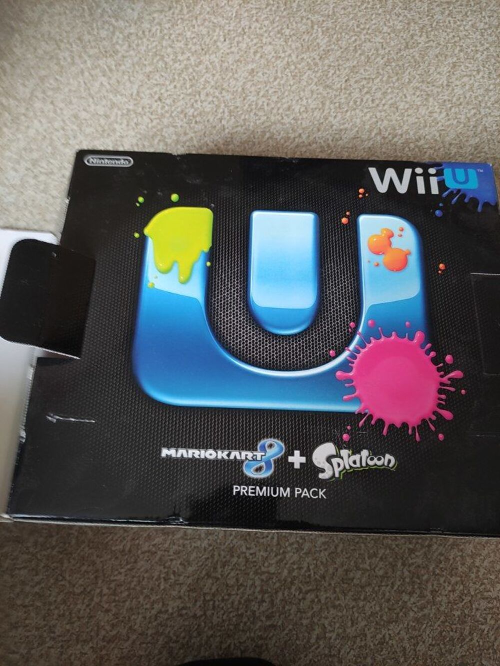 WIIU 32GB, Mario Kart 8, Splatoon Premium pack. Consoles et jeux vidéos