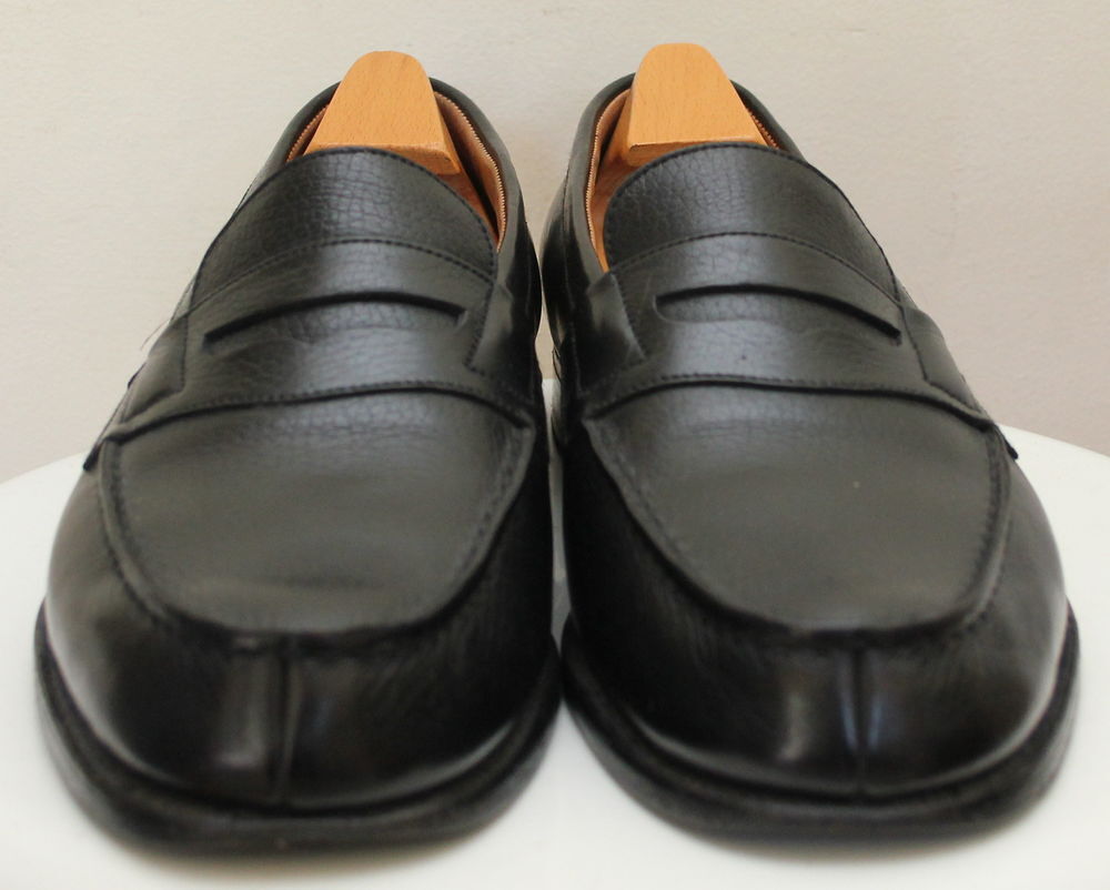 Mocassins 180 cuir noir J.M WESTON T. 7.5 D soit T. 41,5 Chaussures