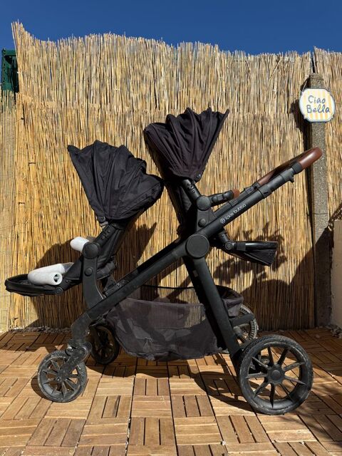 Poussette double + base isofix 650 Sermaises (45)