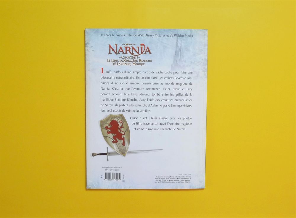 Le Monde de Narnia-Le Lion,La Sorci&egrave;re Blanche et L'armoire Livres et BD