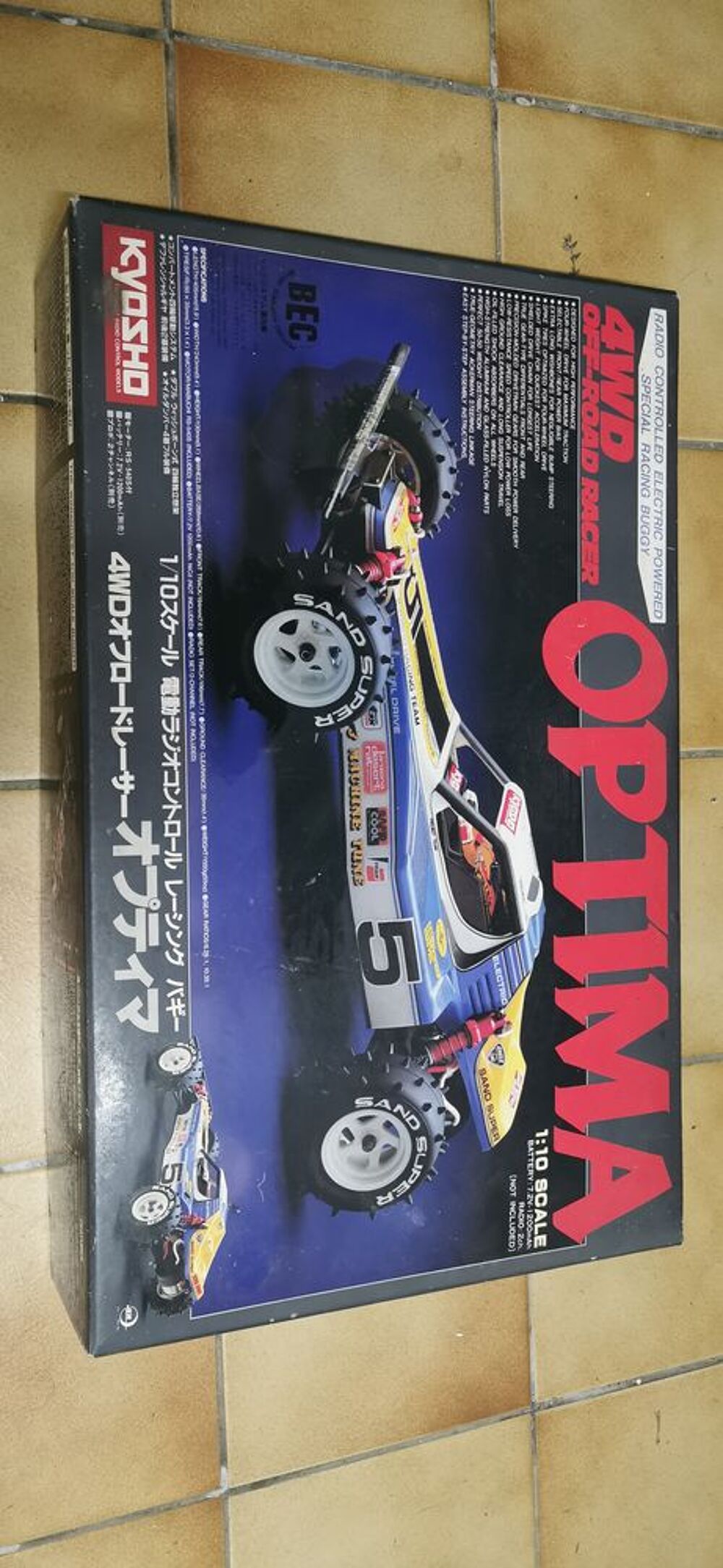 Voiture electrique radiocommand&eacute;e Kosho Optima ann&eacute;es 80 Jeux / jouets