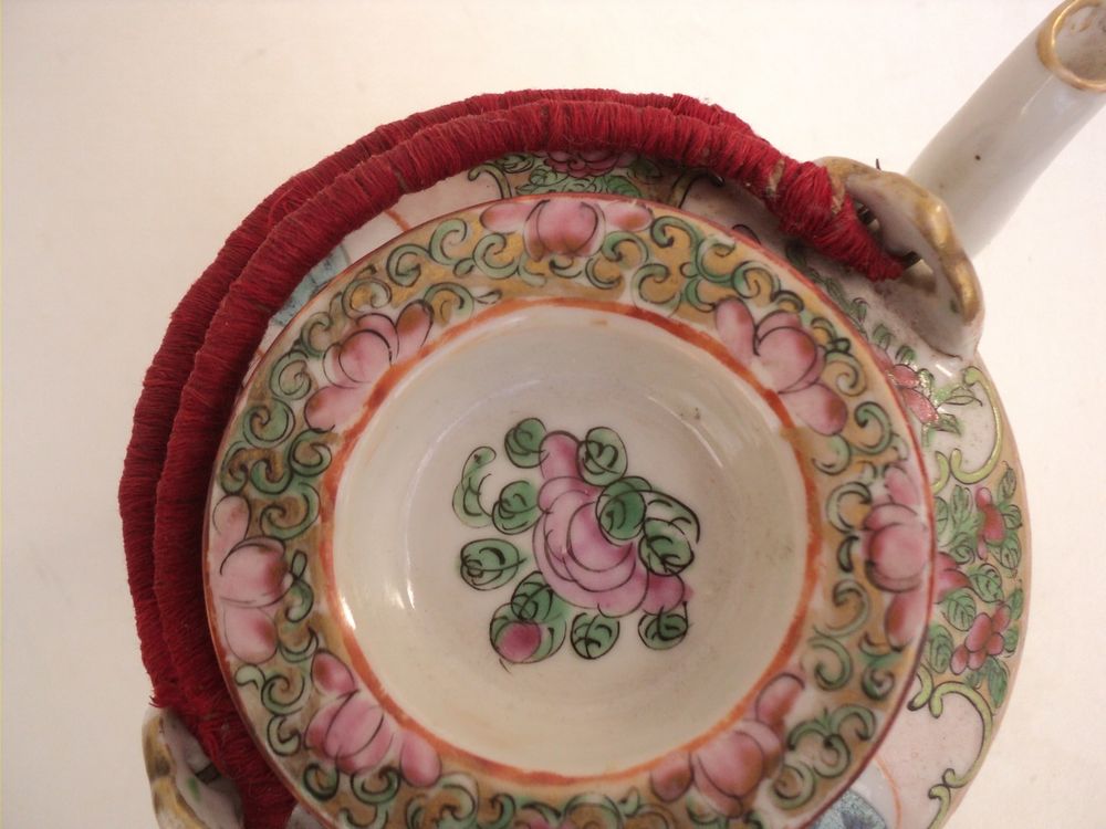 Ancienne Th&eacute;i&egrave;re Porcelaine Chine Chinois Décoration