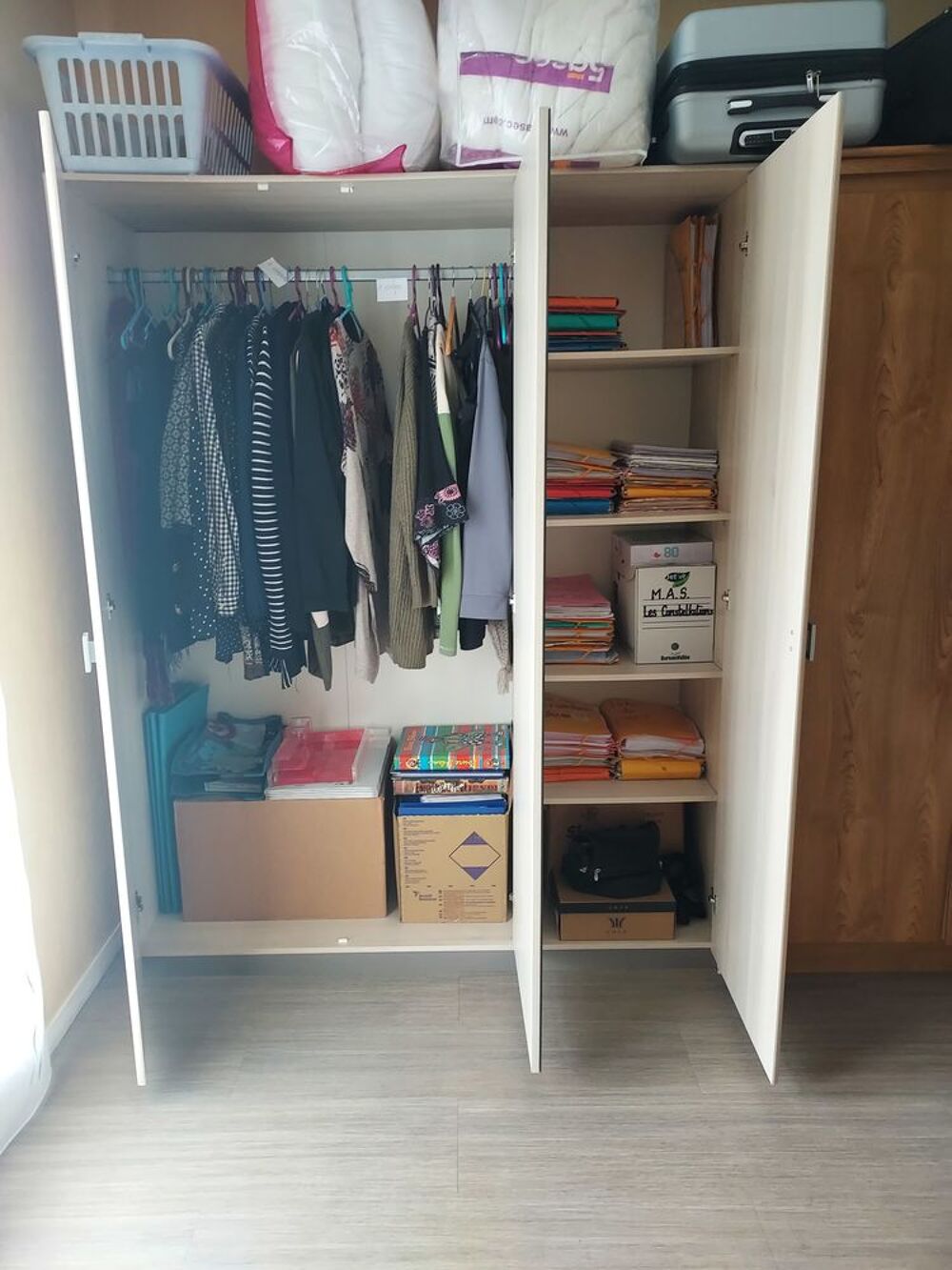 armoire 2 portes + 1 grand miroir Meubles