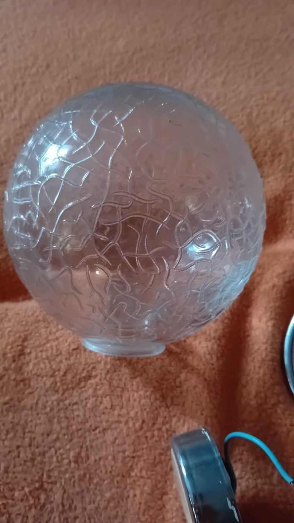 Paire d appliques boules et chrome 70'S Décoration