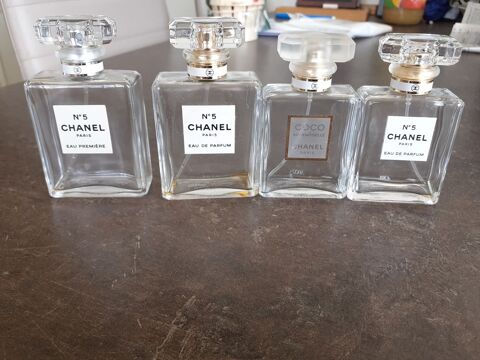 lot de 4 flacons parfum vides Chanel diff�rents 12 Noyers-Bocage (14)