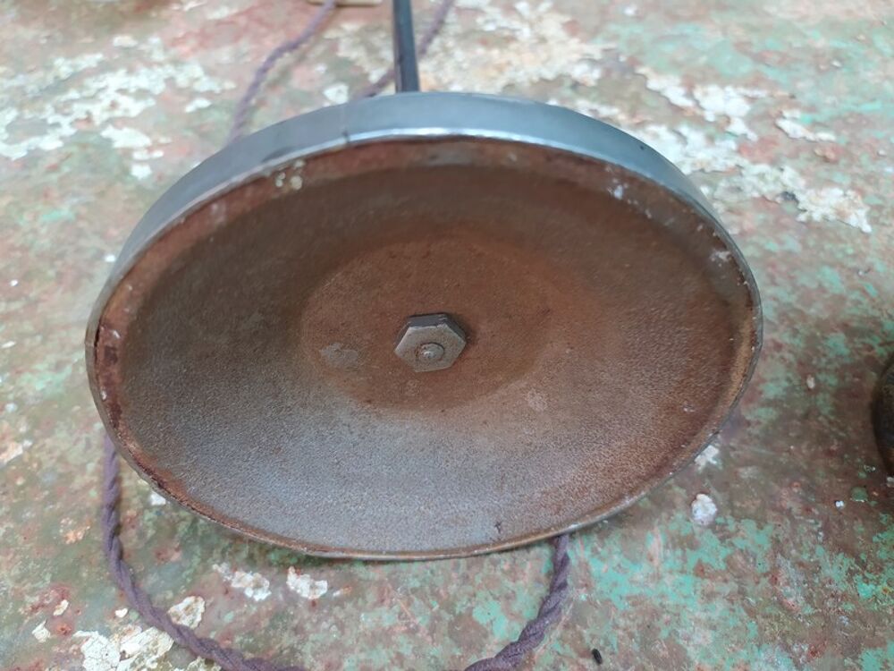 Ancienne Lampe de Bureau R&eacute;glable Globe Verre 
Décoration