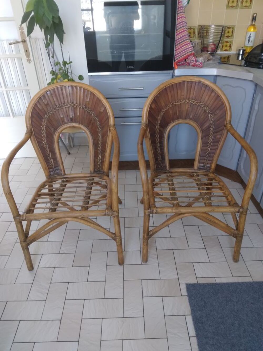 P.de fauteuils rotins et bambou Meubles