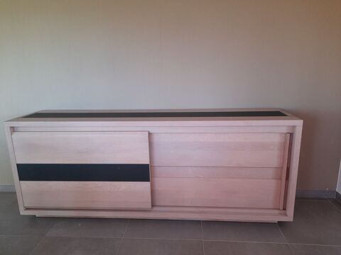 Buffet bas enfilade 100 % ch�ne massif Caulnes (22)