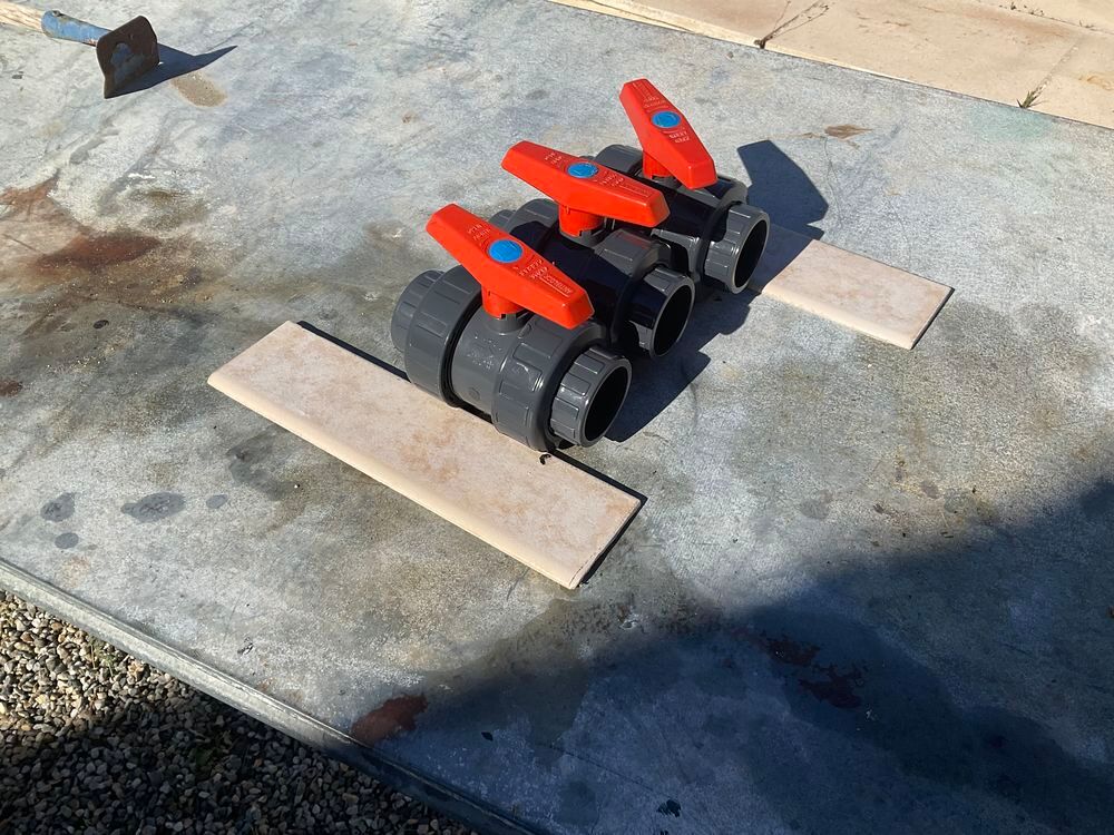 vanne piscine Bricolage
