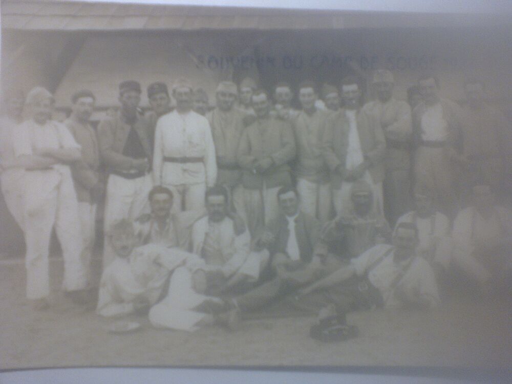 Photo Soldats 118e D&eacute;but du 20e Si&egrave;cle Camp de Souge 1927 