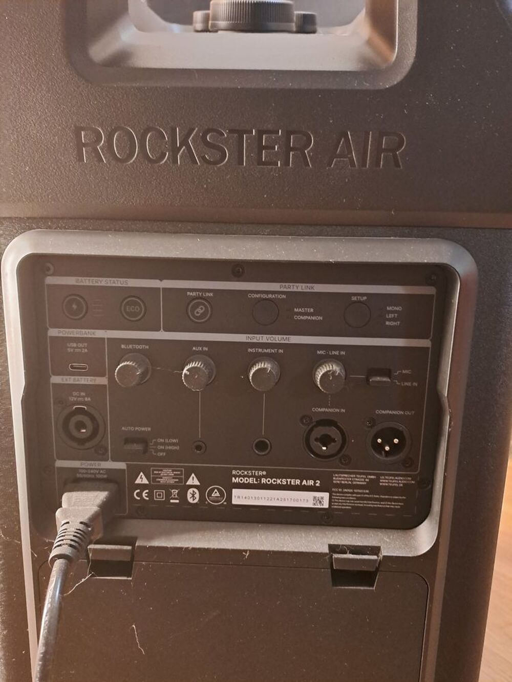 Enceinte nomade FENDER &amp; Teufel ROCKSTER AIR2 Audio et hifi
