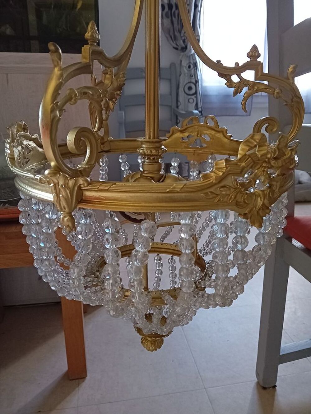 Lustre corbeille de Napol&eacute;on lll. 