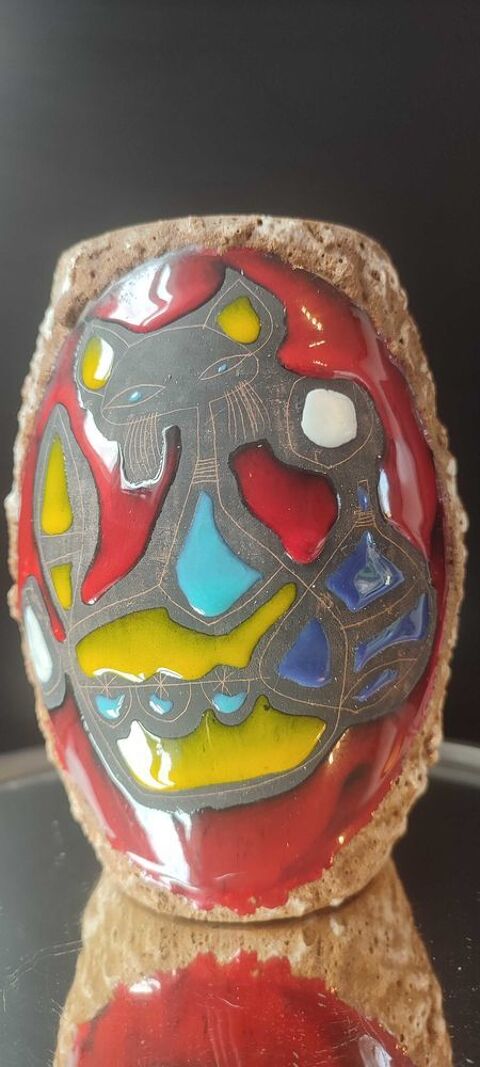 C�ramique Italienne Luigi SANTI (1907-1981) D�cor Zoomorphe 90 Clermont (60)